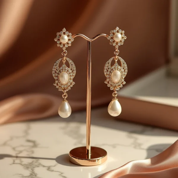 boucle2 Boucles d’Oreilles Étoile Brillante